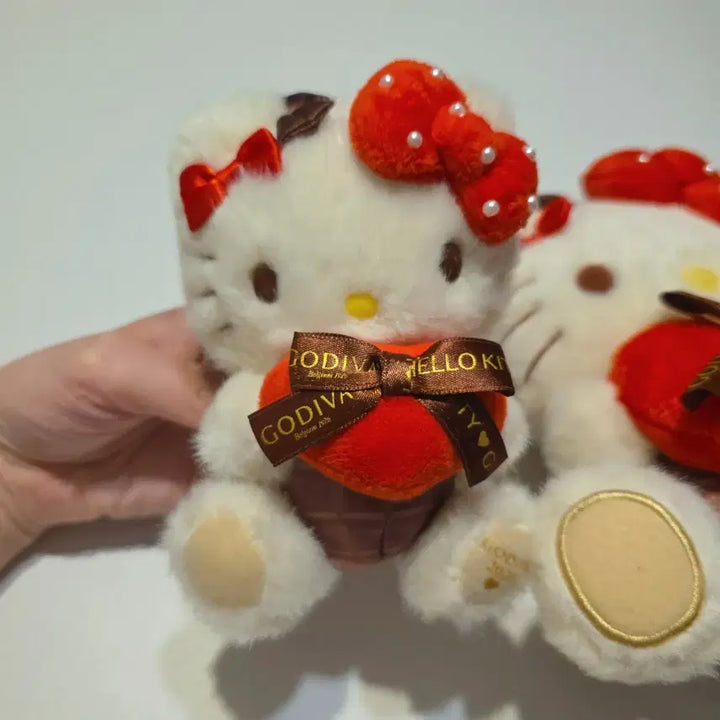 [BUNJANG] Godiva Kitty Plush &amp; Mascot Set / 2023년 고디바 키티 인형 누이,마스코트 세트