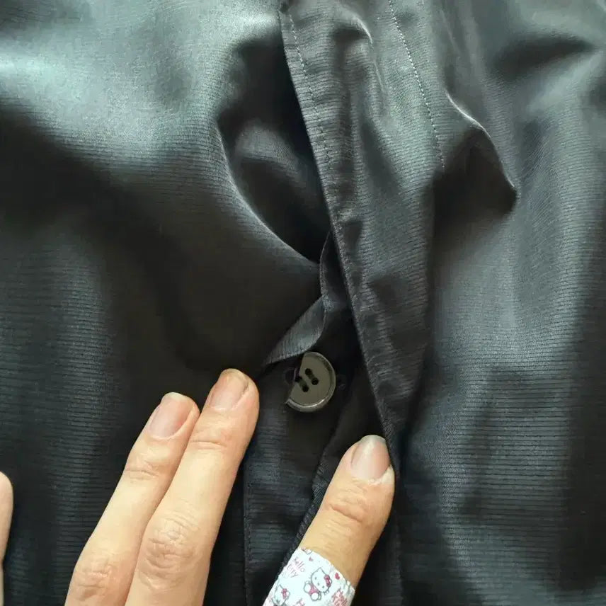 [BUNJANG] Avant-garde Gothic Black Organza Coat / 오간자 블랙 코트 아방가르드 고딕