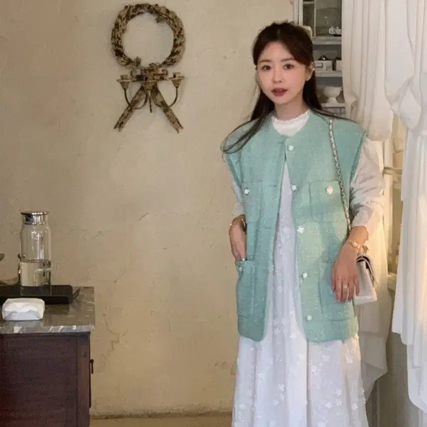 [BUNJANG] Bicini Sour Sweet Best Vest (Mint) / [최저가]바이씨니 새콤달콤베스트 (민트)