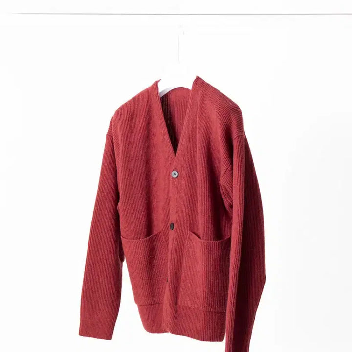 [BUNJANG] Document Wool Blend Cardigan / 도큐먼트 울 블렌드 가디건