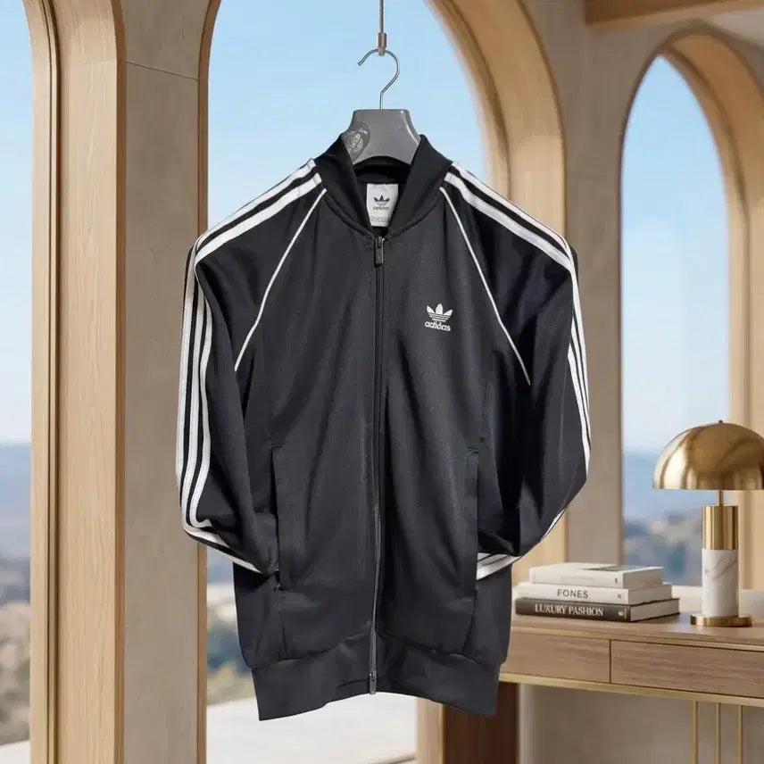 [BUNJANG] Adidas Superstar Track Top Black S / 아디다스 슈퍼스타 트랙탑 블랙 S