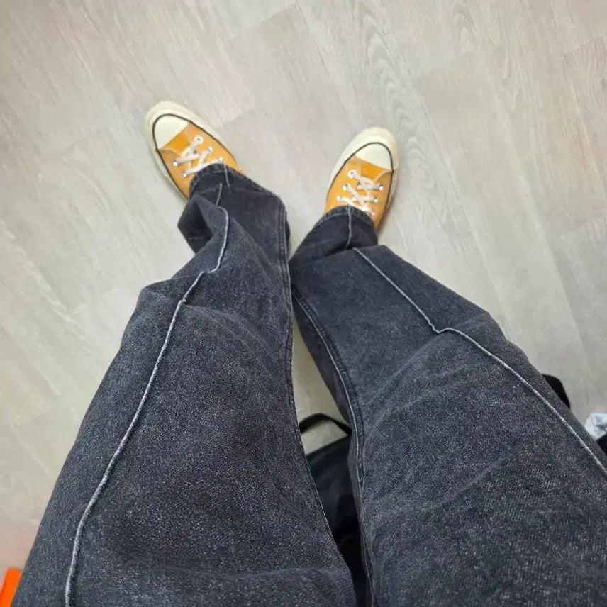 [BUNJANG] Converse Yellow Sneakers US 7.5 / 컨버스 노랭이 260