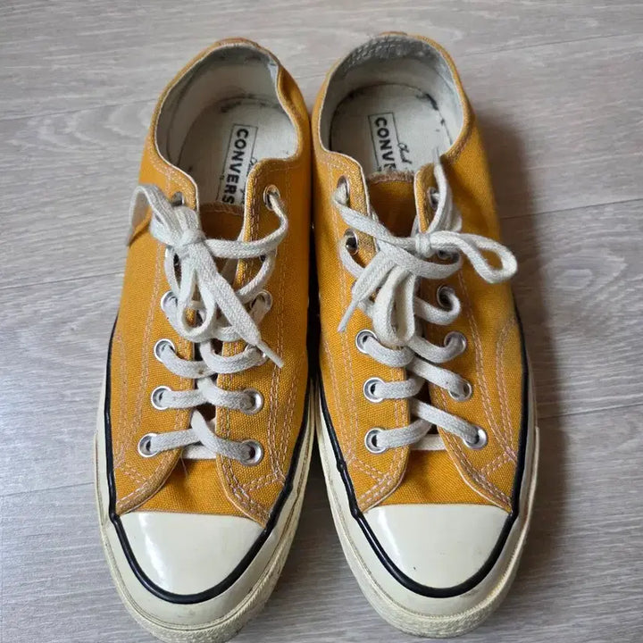 [BUNJANG] Converse Yellow Sneakers US 7.5 / 컨버스 노랭이 260