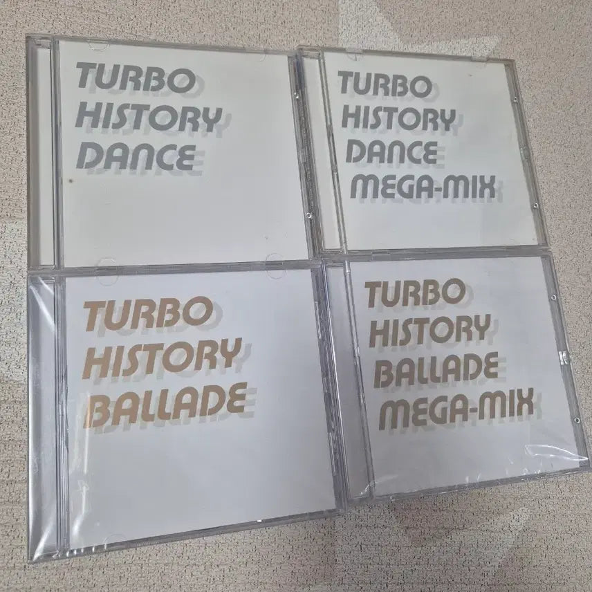 [BUNJANG] Turbo History Dance/Ballade 4CD Set / 터보 History 앨범 Dance/Ballade 4CD