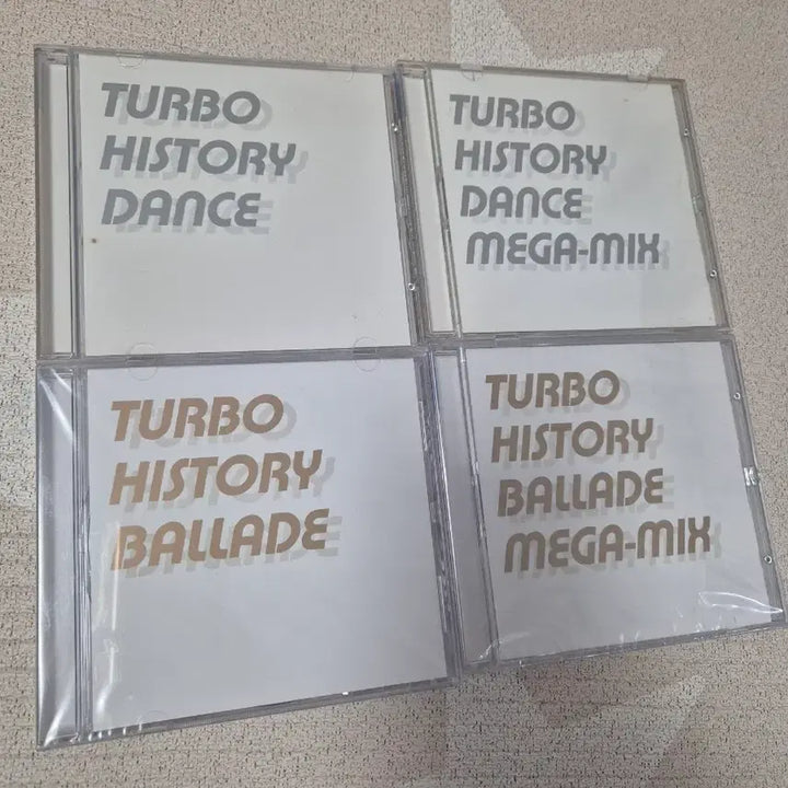 [BUNJANG] Turbo History Dance/Ballade 4CD Set / 터보 History 앨범 Dance/Ballade 4CD