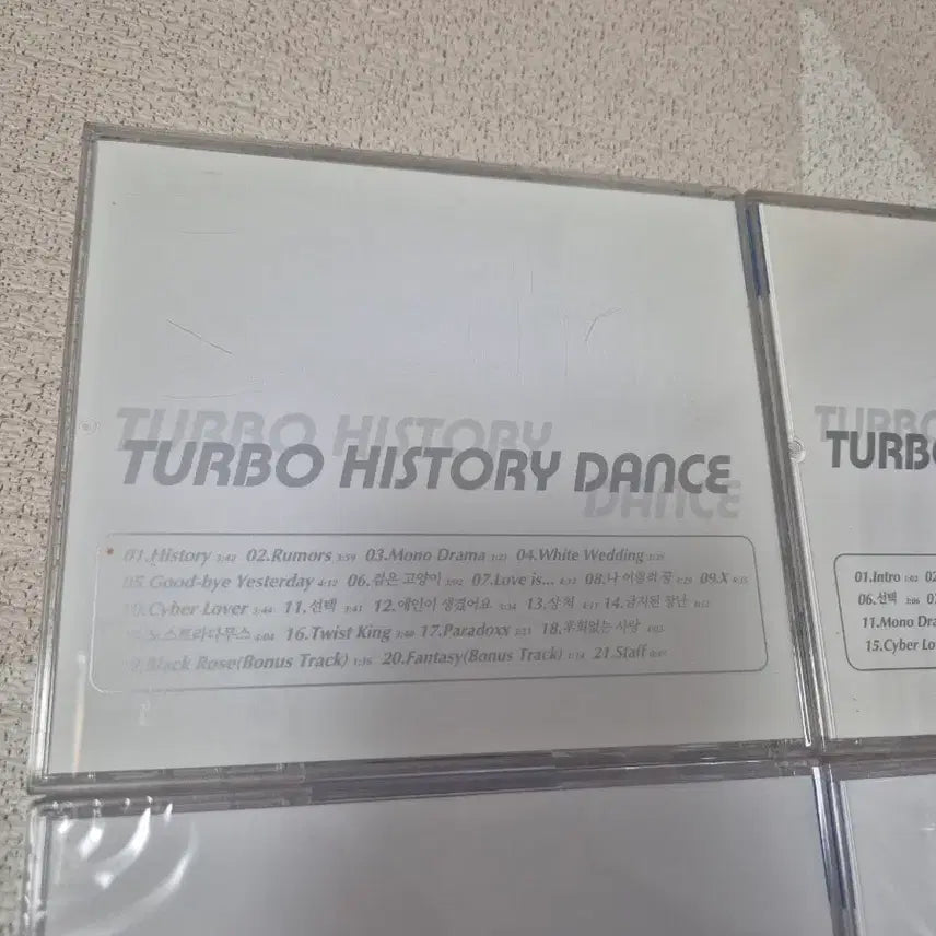 [BUNJANG] Turbo History Dance/Ballade 4CD Set / 터보 History 앨범 Dance/Ballade 4CD
