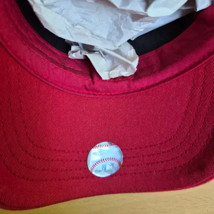 [BUNJANG] MLB NY Logo Red Baseball Cap / mlb모자