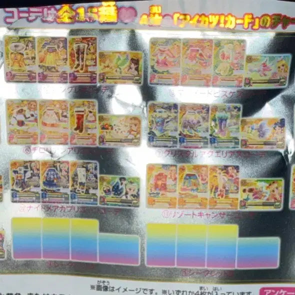 [BUNJANG] Aikatsu! Bath Ball Ver. 2 Miru Card Keychain / [희귀]아이카츠 입욕제 버전2 미르 카드 키링 판메