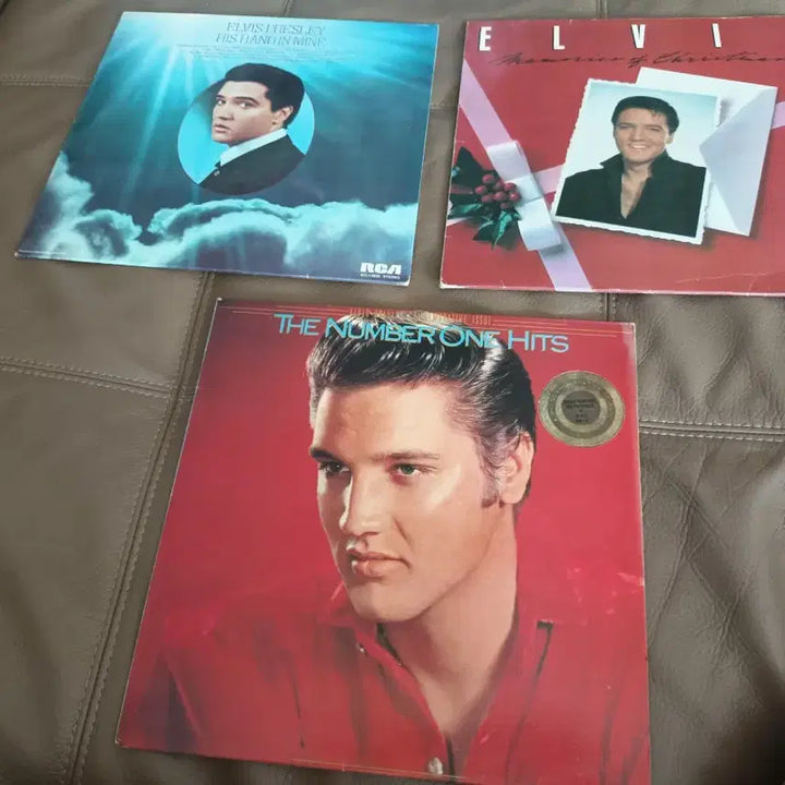 [BUNJANG] Elvis Presley Hit Songs Collection 3x LP Vinyl Set / 엘비스 프레슬리 LP 히트곡집 등 3장 / NM상태 보존상태 매우 좋음