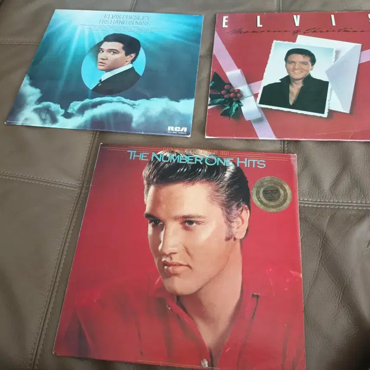 [BUNJANG] Elvis Presley Hit Songs Collection 3x LP Vinyl Set / 엘비스 프레슬리 LP 히트곡집 등 3장 / NM상태 보존상태 매우 좋음