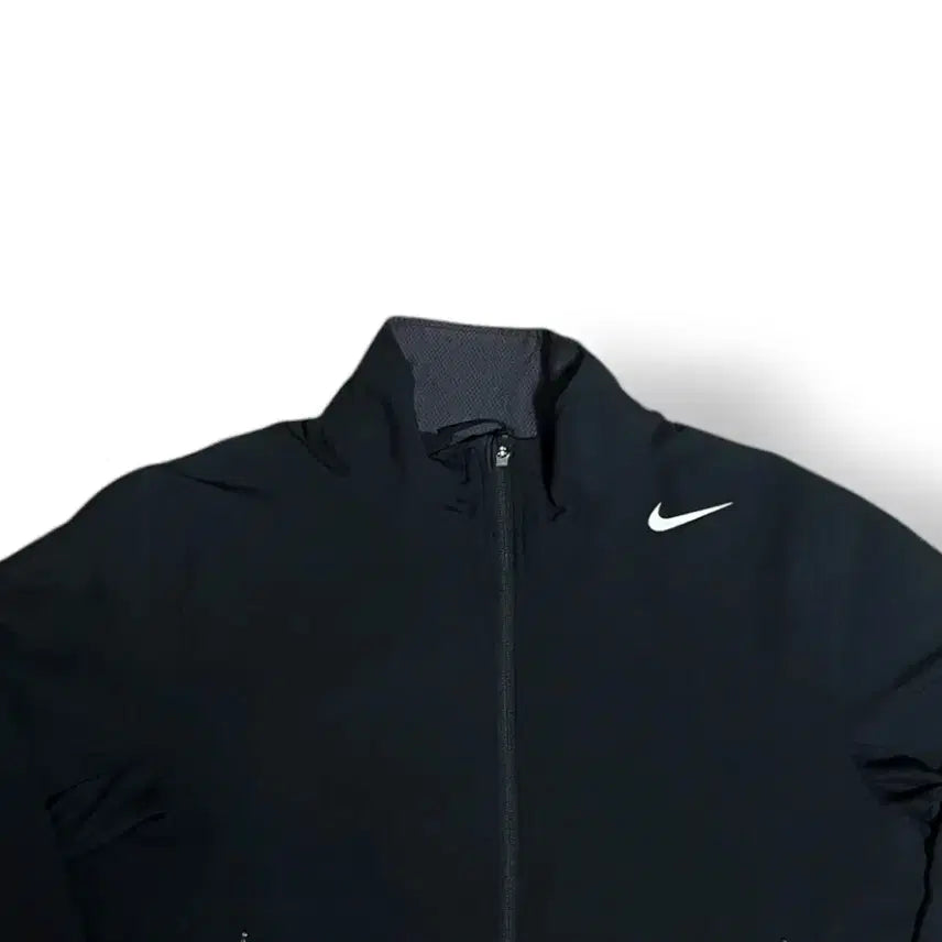 [BUNJANG] Nike Aero Swoosh Windbreaker Zip-Up Jacket - Black (M) / 나이키 에어로 스우시 바람막이 집업 m