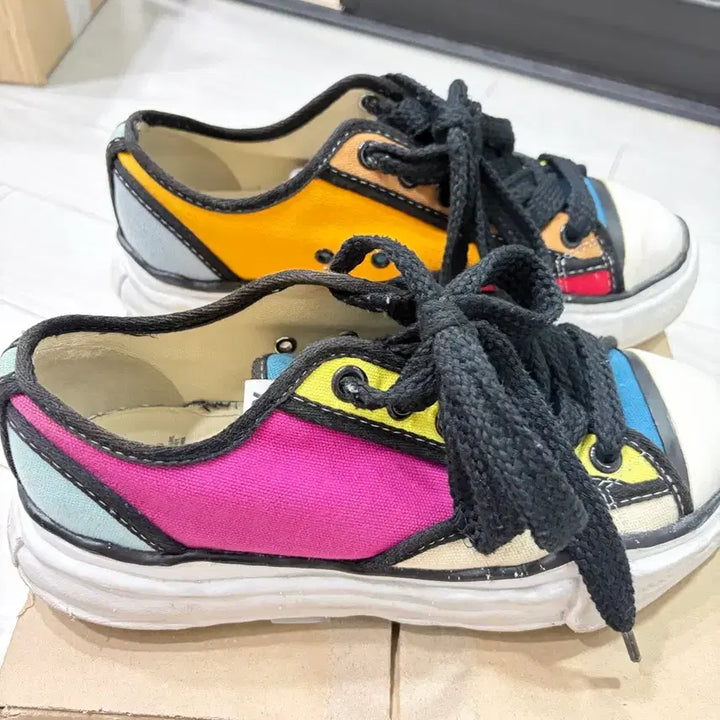 [BUNJANG] Mihara Yasuhiro Multicolor Sneakers Size 40 / 미하라 야스히로 멀티컬러 스니커즈 40사이즈