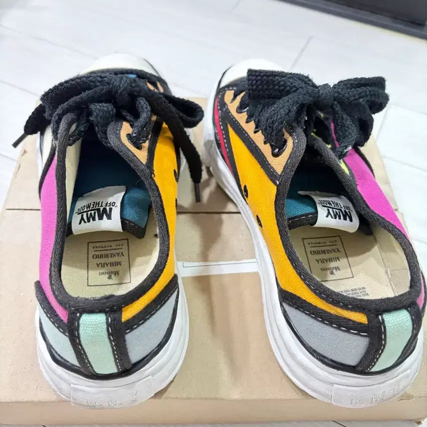 [BUNJANG] Mihara Yasuhiro Multicolor Sneakers Size 40 / 미하라 야스히로 멀티컬러 스니커즈 40사이즈