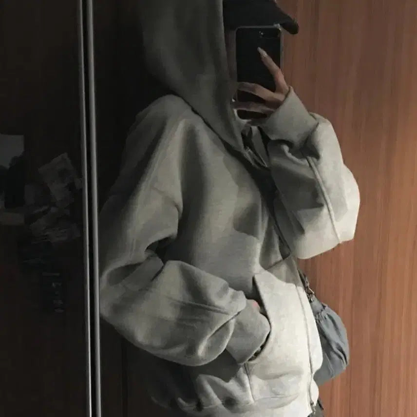 [BUNJANG] Yemomail Oversized Hooded Zip-Up / 예모마일 오버핏 후드 집업