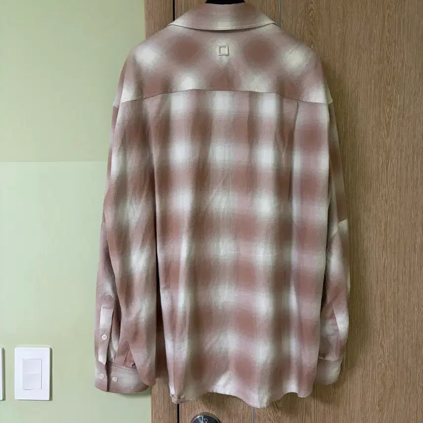 [BUNJANG] Wooyoungmi 25FW Beige Gradient Check Shirt / 우영미 25fw 베이지 그라데이션 체크 셔츠 판매