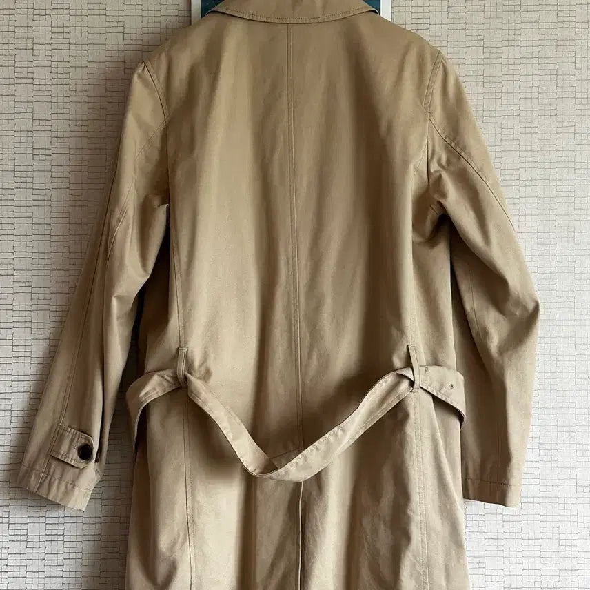 [BUNJANG] Lacoste Colorblock Trench Mac Coat / 라코스테 정품 배색 트렌치 맥코트
