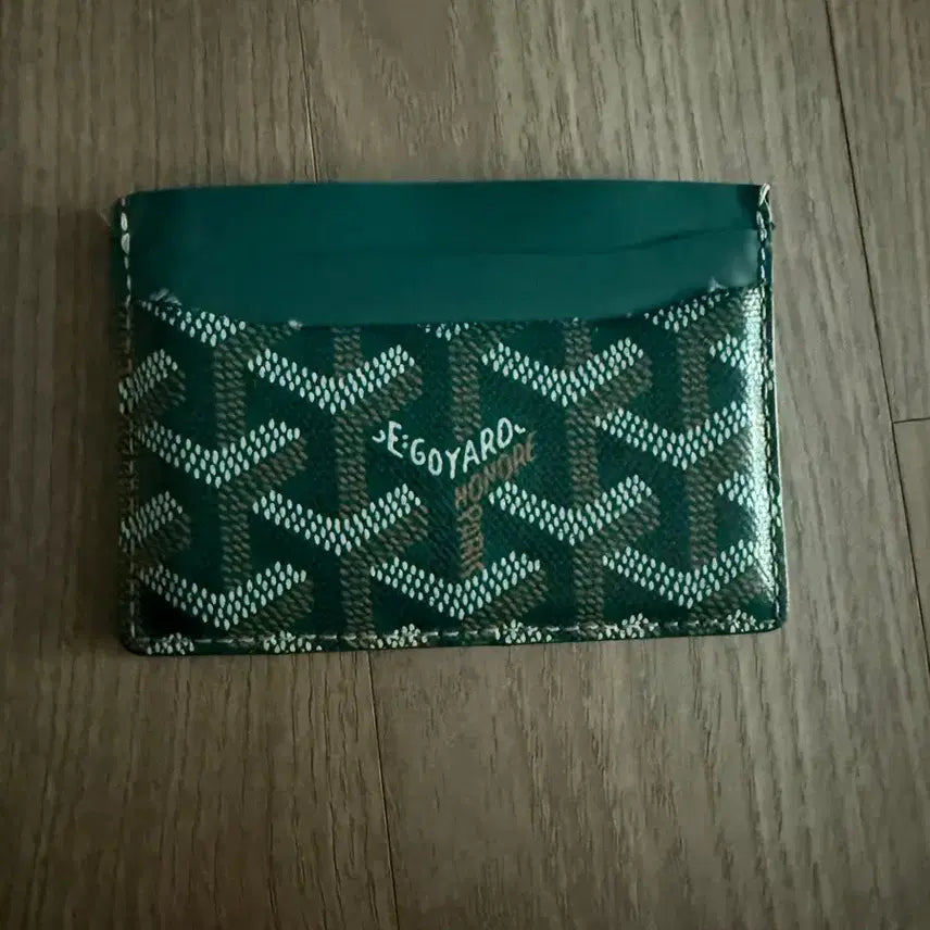 [BUNJANG] Goyard Card Holder Green / 고야드 카드지갑 그린