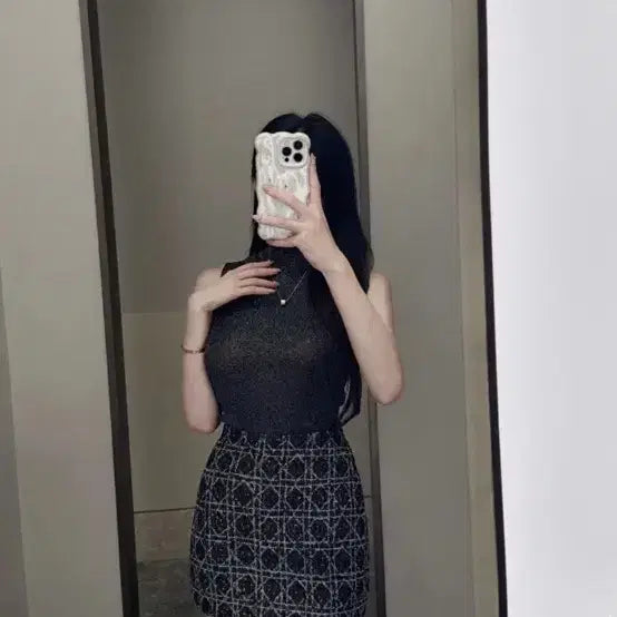 [BUNJANG] Rosemoire Kana Tweed Mini Skirt (Size S) / 로즈무아 까나 트위드 미니 스커트 S 수입의류