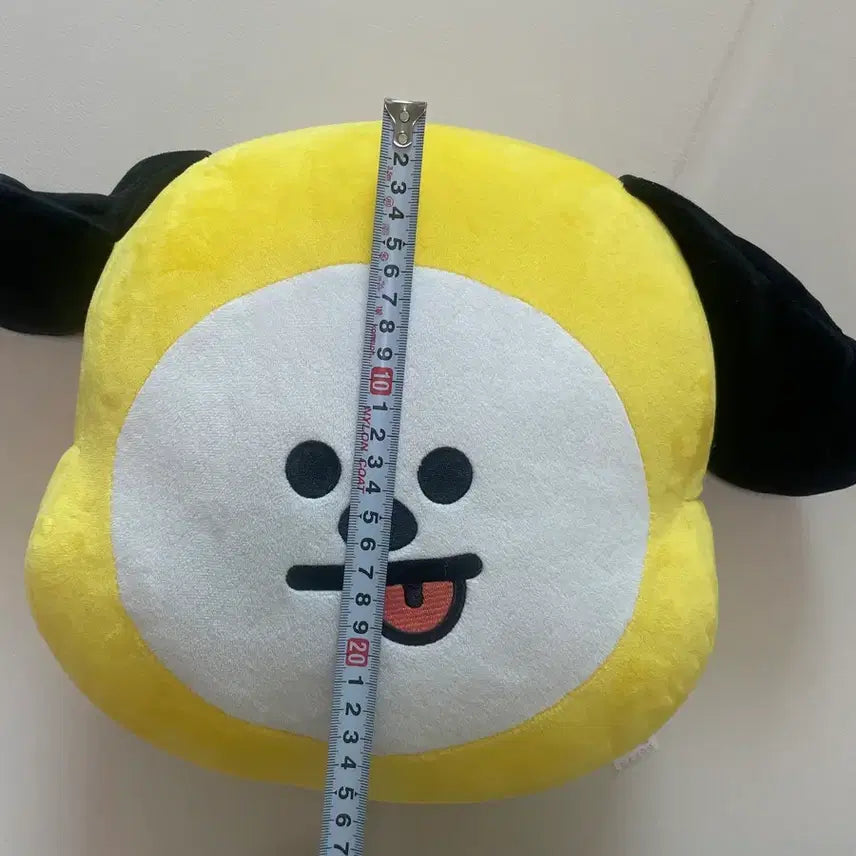 [BUNJANG] BT21 Chimmy Face Cushion with Dust Bag / bt21 치미 얼굴 쿠션, 더스트백
