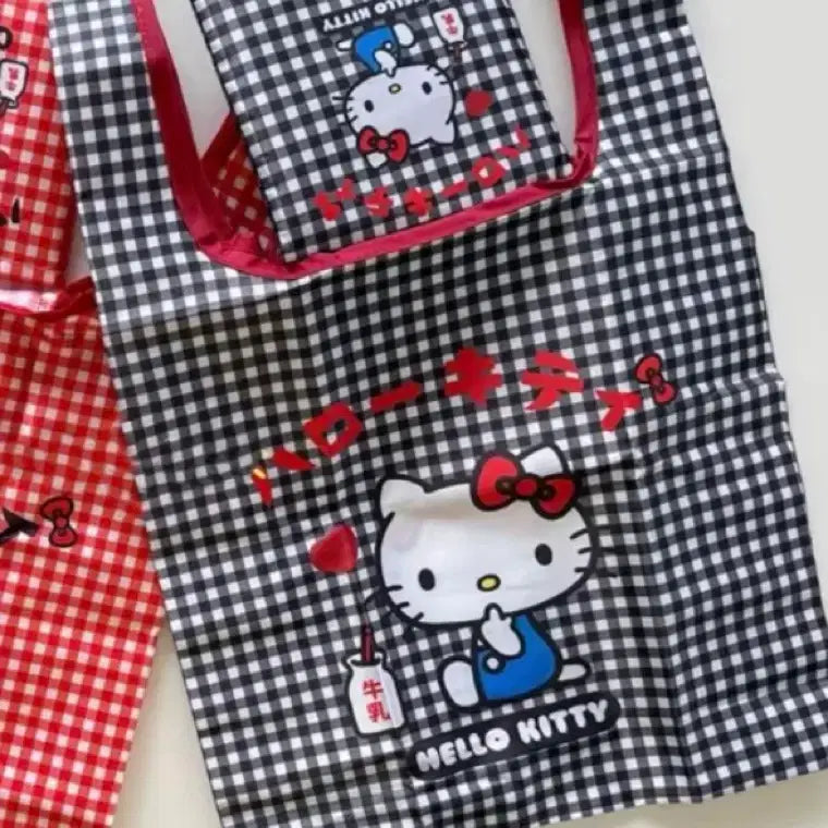 [BUNJANG] Sanrio Hello Kitty Eco Bag Shopping Basket / 산리오 정품 헬로키티 장바구니 에코백
