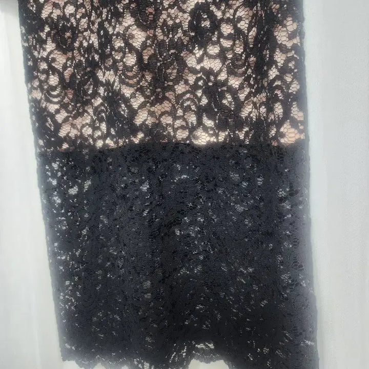 [BUNJANG] SJYP Black Lace Maxi Dress / SJYP블랙 레이스 원피스