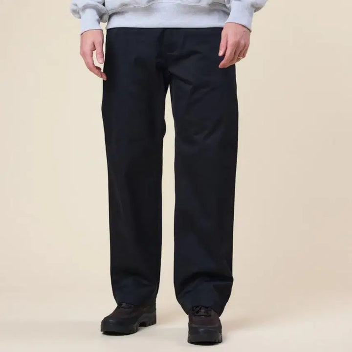 [BUNJANG] Nanamica Wide Straight Chino Pants Black Size 30 / 나나미카 와이드 스트레이트 치노팬츠 블랙 30사이즈(s25sc079)