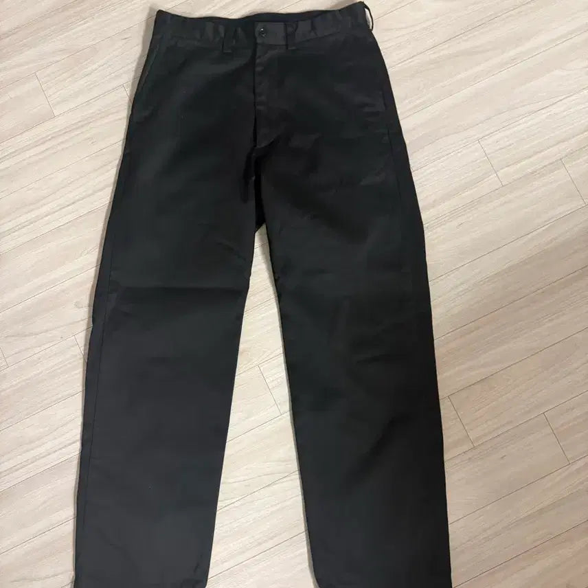 [BUNJANG] Nanamica Wide Straight Chino Pants Black Size 30 / 나나미카 와이드 스트레이트 치노팬츠 블랙 30사이즈(s25sc079)