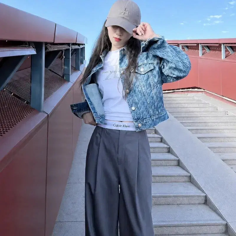 [BUNJANG] Calvin Klein CK Banding Slacks S / 캘빈클라인 CK 밴딩 슬랙스 s