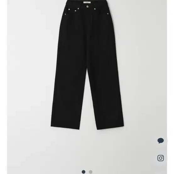 [BUNJANG] Yoonsulshop CIA Black Denim Pants Size 0 / 윤슬샵 cia 블랙 데님 팬츠 <0 size>