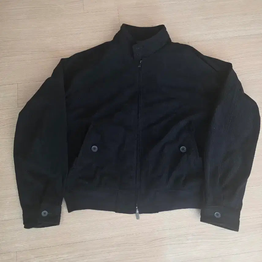 [BUNJANG] Musinsa Standard 8W Corduroy Harrington Jacket XL Black / 무탠다드 코듀로이 해링턴 자켓