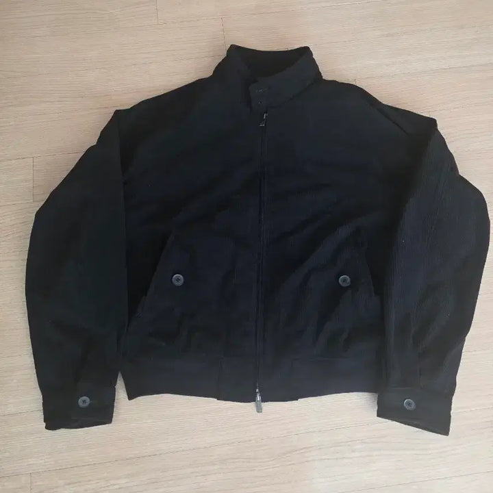 [BUNJANG] Musinsa Standard 8W Corduroy Harrington Jacket XL Black / 무탠다드 코듀로이 해링턴 자켓