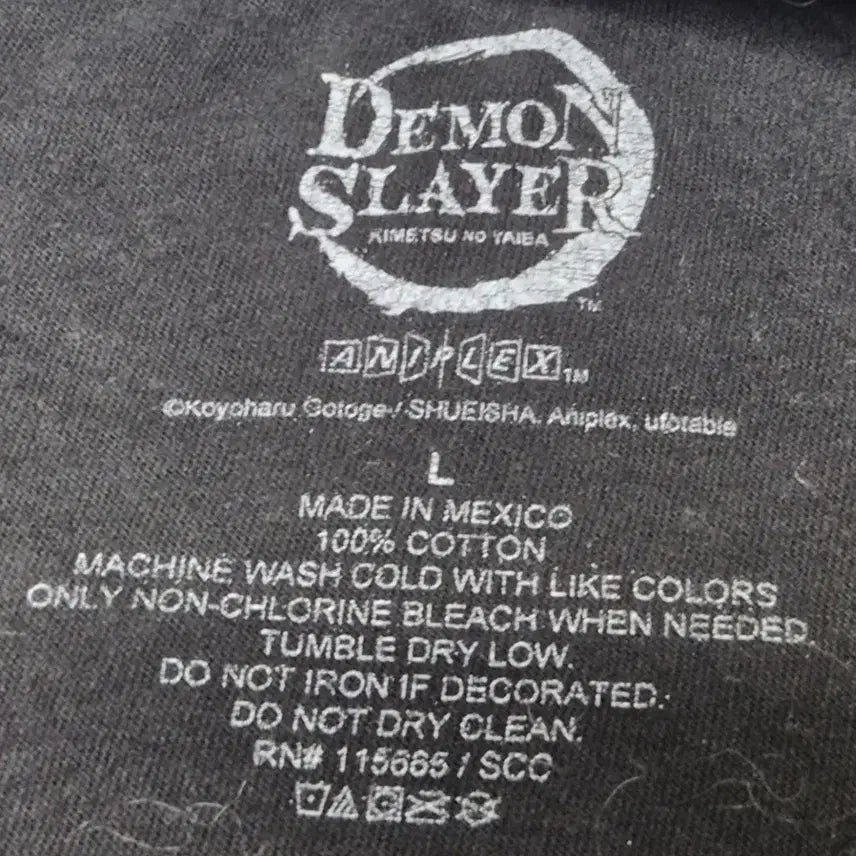 [BUNJANG] Demon Slayer Official T-Shirt / [L]귀멸의칼날 티셔츠 오피셜 -223