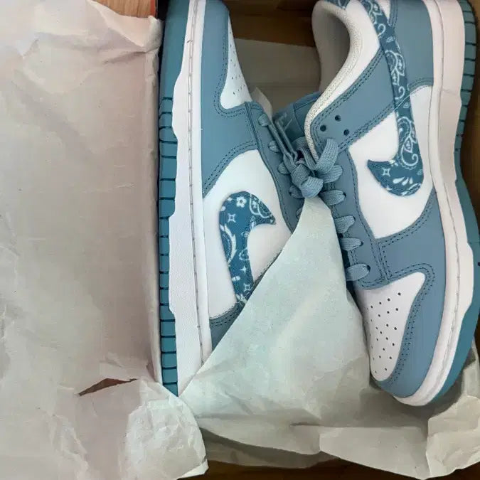 [BUNJANG] Nike Dunk Low Paisley Blue Women&