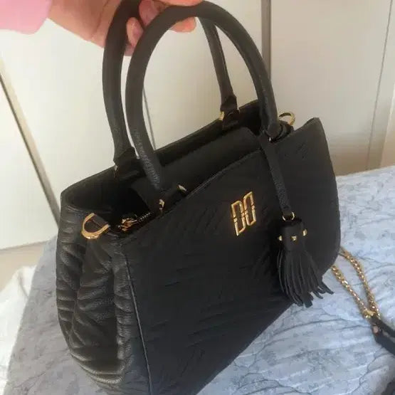 [BUNJANG] Daks Black Tote Bag Crossbody Bag / 닥스 토트백 크로스백