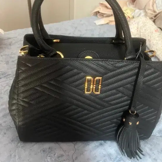 [BUNJANG] Daks Black Tote Bag Crossbody Bag / 닥스 토트백 크로스백