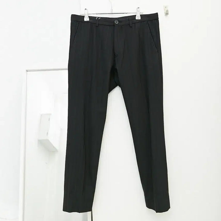[BUNJANG] Dries Van Noten Cotton Wool Stripe Trousers / 드리스반노튼 코튼 울 스트라이프 트라우저
