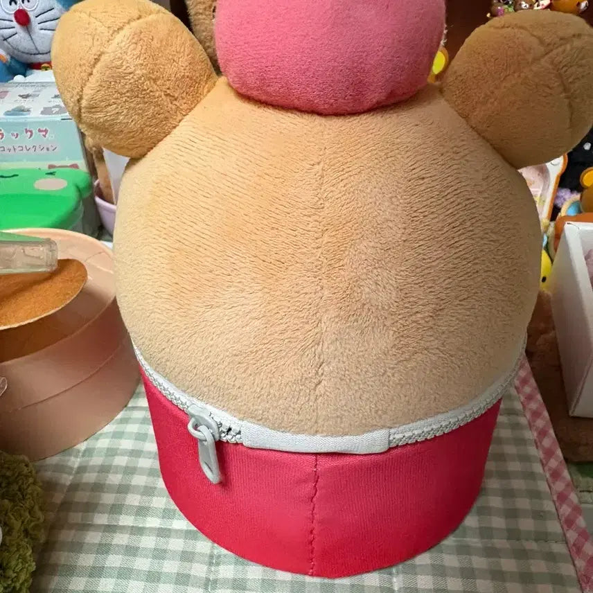 [BUNJANG] Rilakkuma Fruits Series Apple Can Pouch Plush / 리락쿠마 후르츠 시리즈 사과 캔 파우치 인형