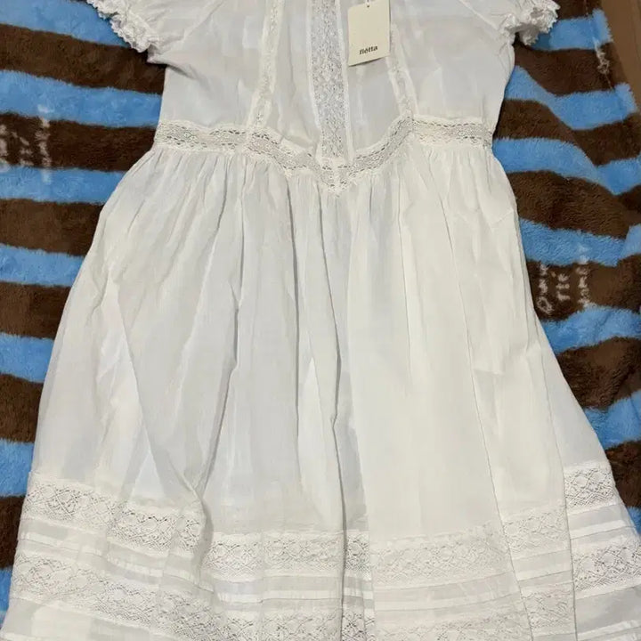 [BUNJANG] Fleta White Lace Dress / 플레따 흰색 레이스 원피스