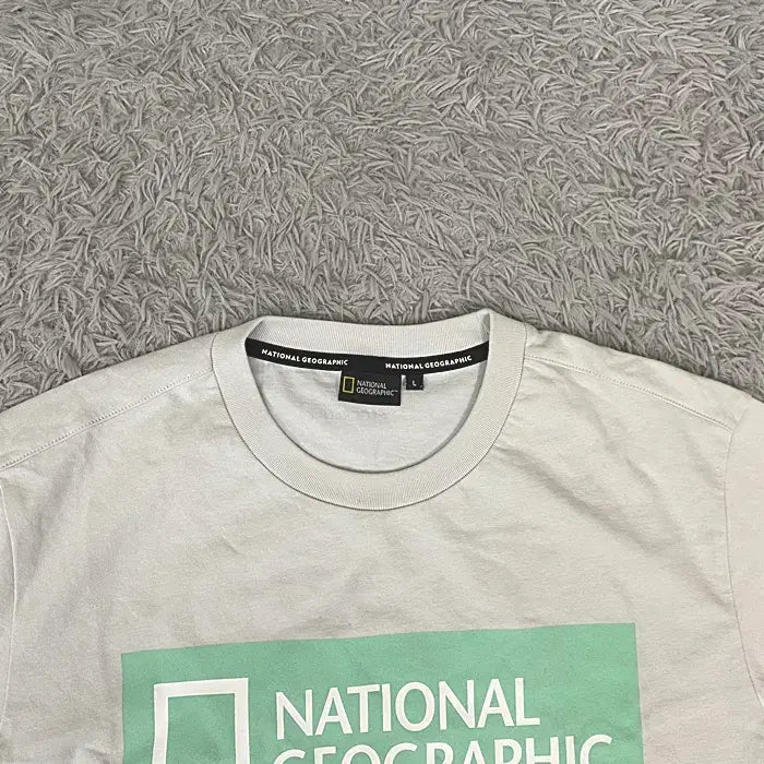 [BUNJANG] National Geographic Round Neck Short Sleeve T-Shirt L / 내셔널지오그래픽 반팔 라운드넥 티셔츠 100