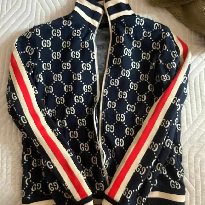 [BUNJANG] Gucci Jacquard Training Zip-Up Jacket - Size S / 급처 정품 구찌 자카드 트레이닝 집업 자켓 s