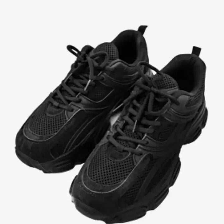 [BUNJANG] Ugly Daddy Triple Black Mesh Sneakers / 어글리 대디 매쉬 운동화 (트리플 블랙)