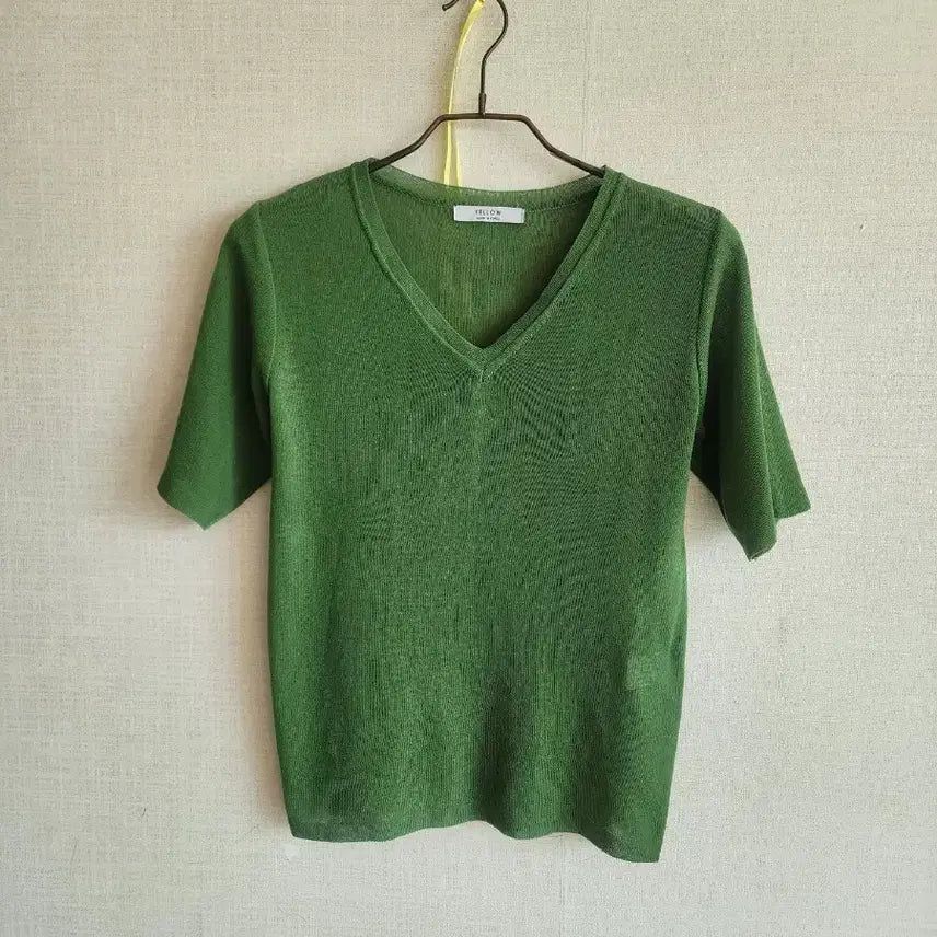 [BUNJANG] Summer Knit Short Sleeve T-Shirt / 반팔 여름니트