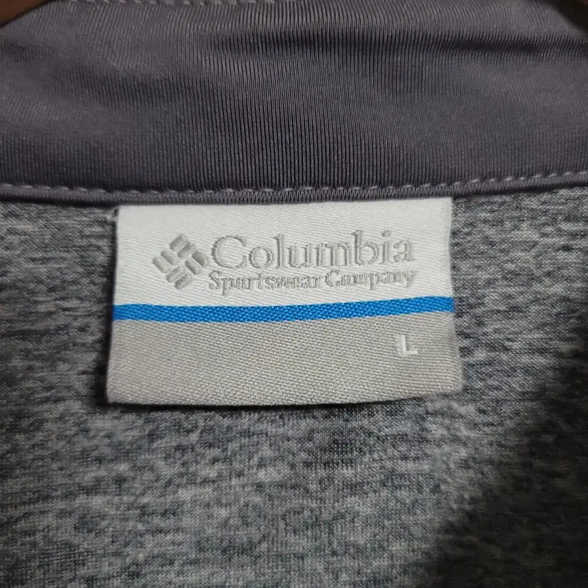 [BUNJANG] Columbia Functional Short-Sleeve Polo Shirt (L) / (L) COLUMBIA 컬럼비아 그레이 기능성 반팔 카라 티셔츠 등산복