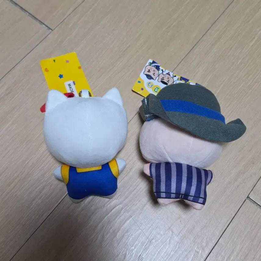 [BUNJANG] Buri Buri Kitty Jjanggu Stuffed Toy Keychain / 부리부리 키티 짱구 인형 키링