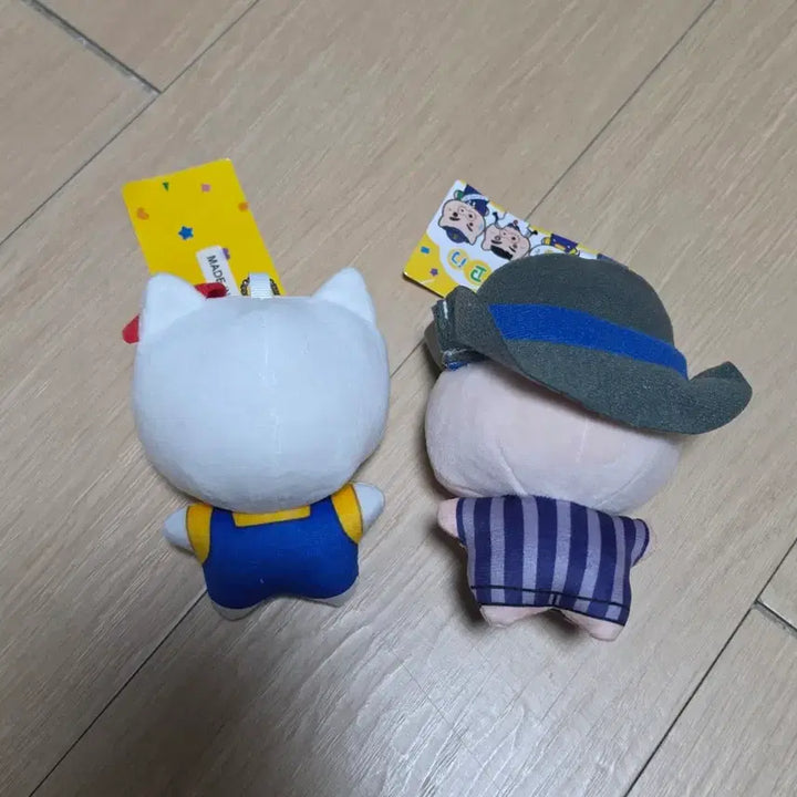 [BUNJANG] Buri Buri Kitty Jjanggu Stuffed Toy Keychain / 부리부리 키티 짱구 인형 키링