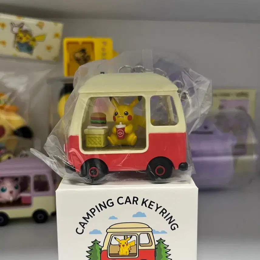 [BUNJANG] Lotteria Pokemon 30th Anniversary Camping Car Keyring Figure - Pikachu (Simple Unboxing) / 롯데리아 포켓몬 30주년 캠핑카 키링 랜덤 피규어 - 피카츄 (단순 개봉