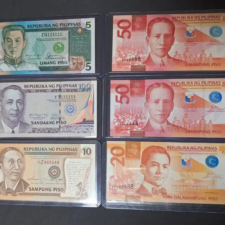 [BUNJANG] Philippines Rare Solid Serial Number Banknotes / 필리핀 희귀번호 지폐 - 솔리드 일련번호 판매