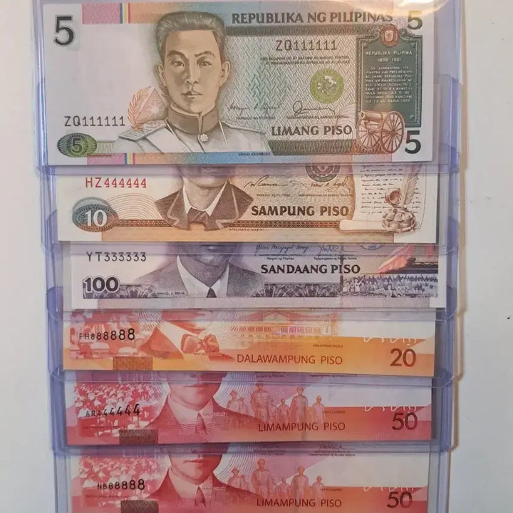 [BUNJANG] Philippines Rare Solid Serial Number Banknotes / 필리핀 희귀번호 지폐 - 솔리드 일련번호 판매