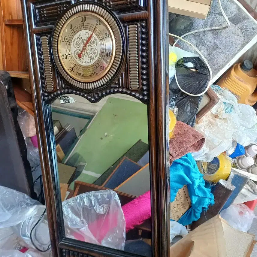 [BUNJANG] 84cm Vintage Thermometer Mirror / 37.  84 센치 옛날온도계거울 가격조정
