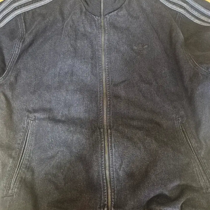 [BUNJANG] Adidas Denim Firebird Track Top / [L] 아디다스 데님 파이어버드 트랙탑